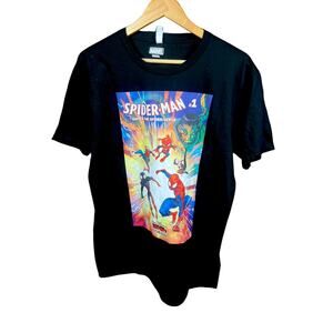 Marvel Spiderman Enter the Spider-verse #1 Comic Book T-Shirt - L
